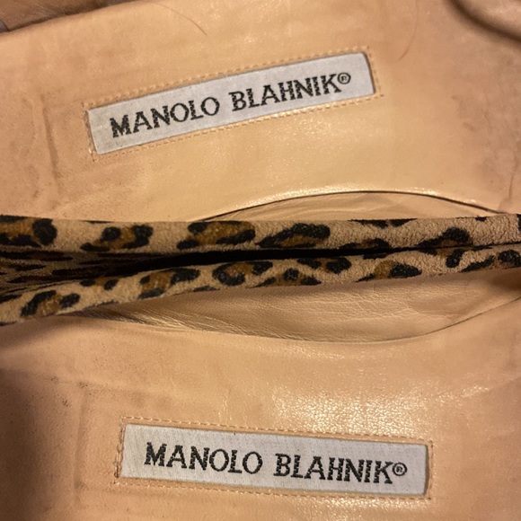 Manolo Blahnik Cheetah Flats. Size 38 - Picture 5 of 8